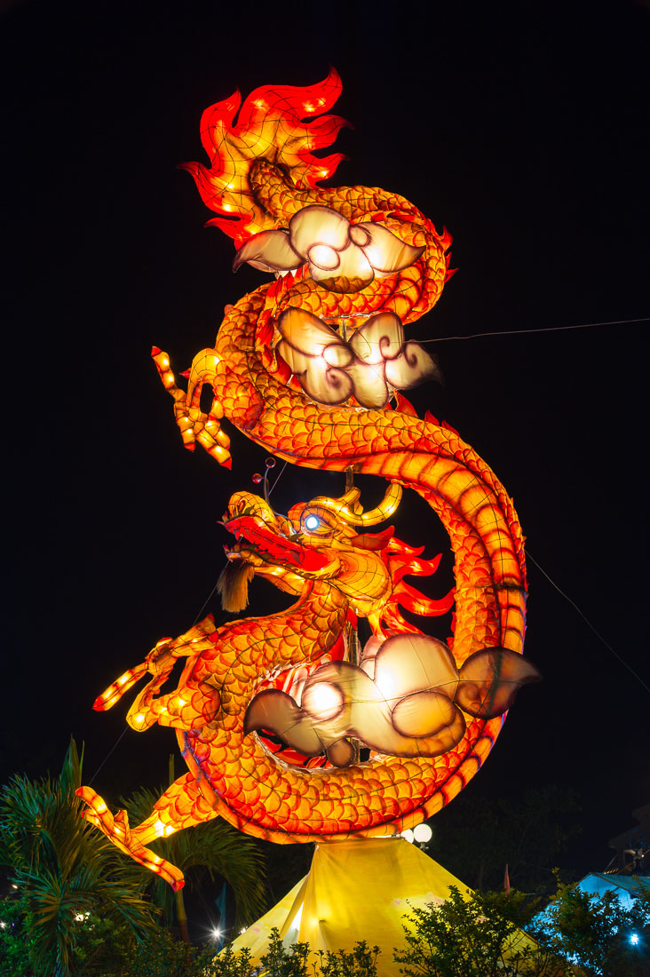 Display of artistic lanterns during the 2014 Tet lunar year celebration. Hoi An, Quang Nam Province, Viet Nam, Indochina, South East Asia.